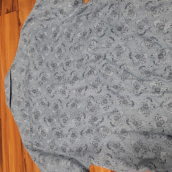 Good Man Brand SS Linen Flower Print Shirt - Picture 4 of 4